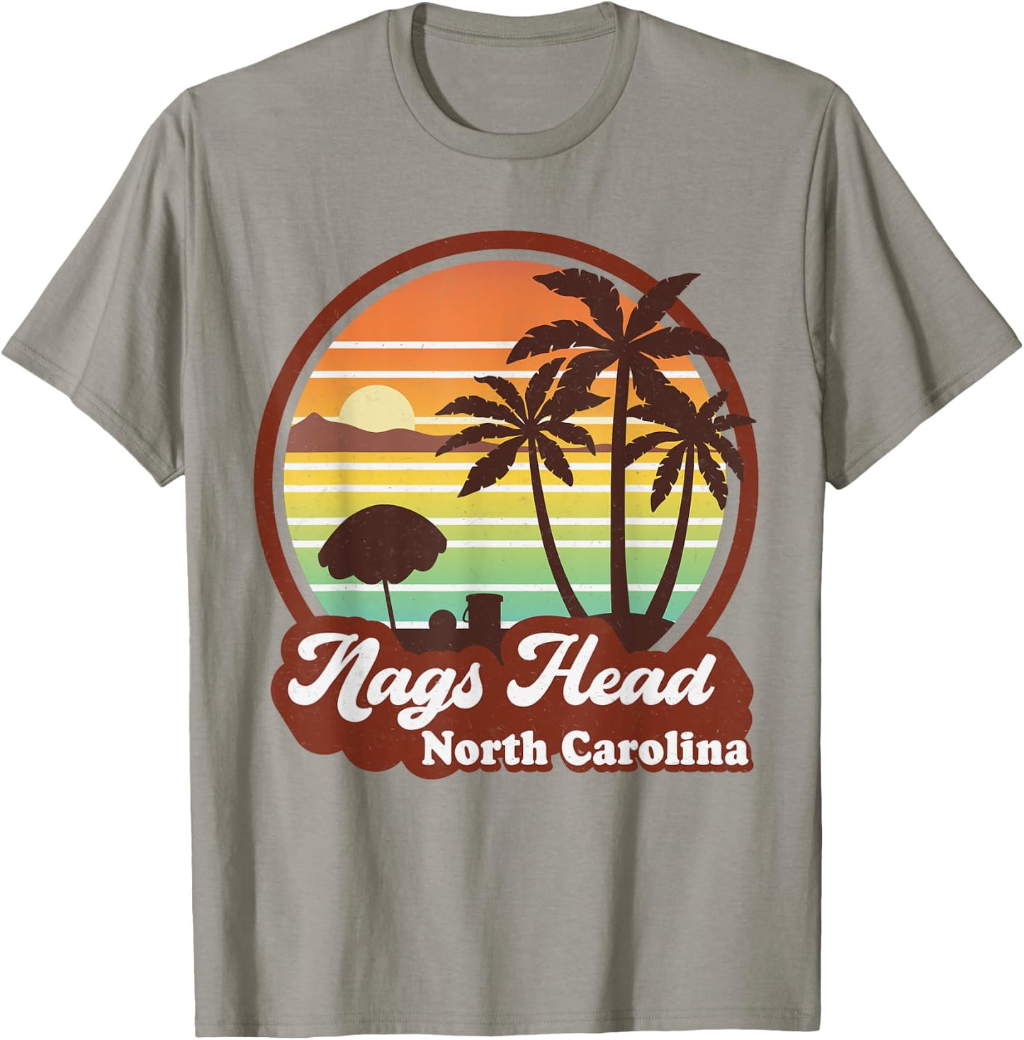 Vintage Nags Head North Carolina NC Retro 70s Beach Souvenir T-Shirt - T-Shirt | Sand