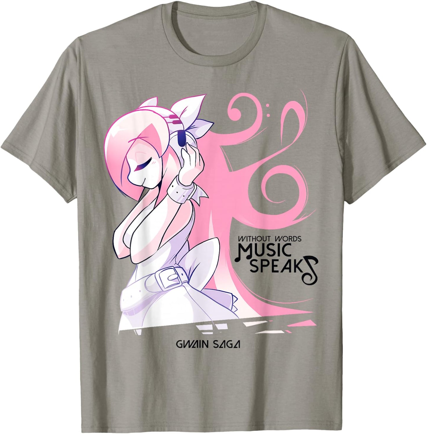 Ami Music | Gwain Saga Official T-Shirt - T-Shirt | Sand
