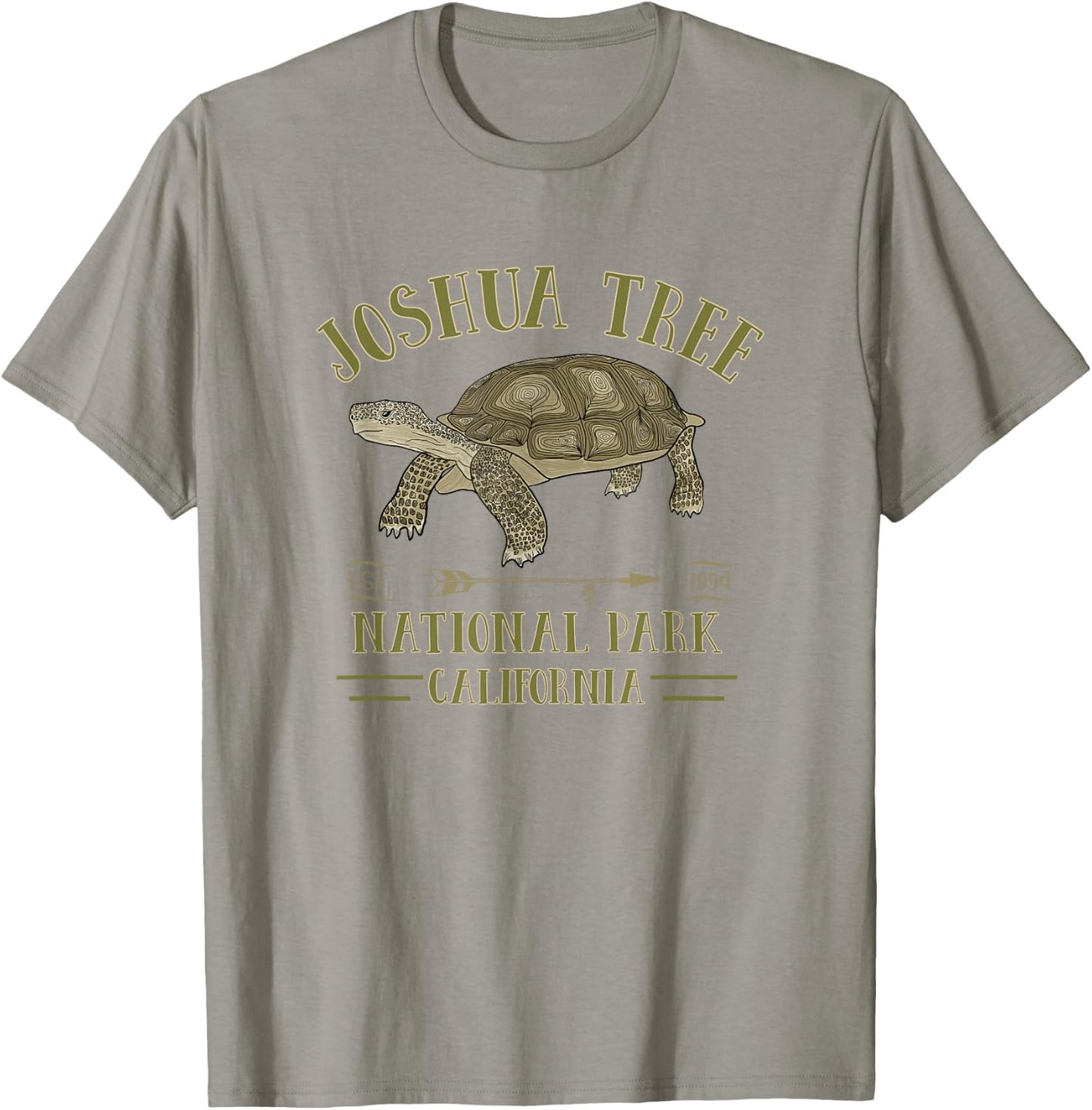 JOSHUA TREE NATIONAL PARK California Desert Turtle Tortoise T-Shirt - T-Shirt | Sand