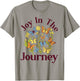 Joy In The Journey - Butterfly Flower Religious Christian T-Shirt - T-Shirt | Sand
