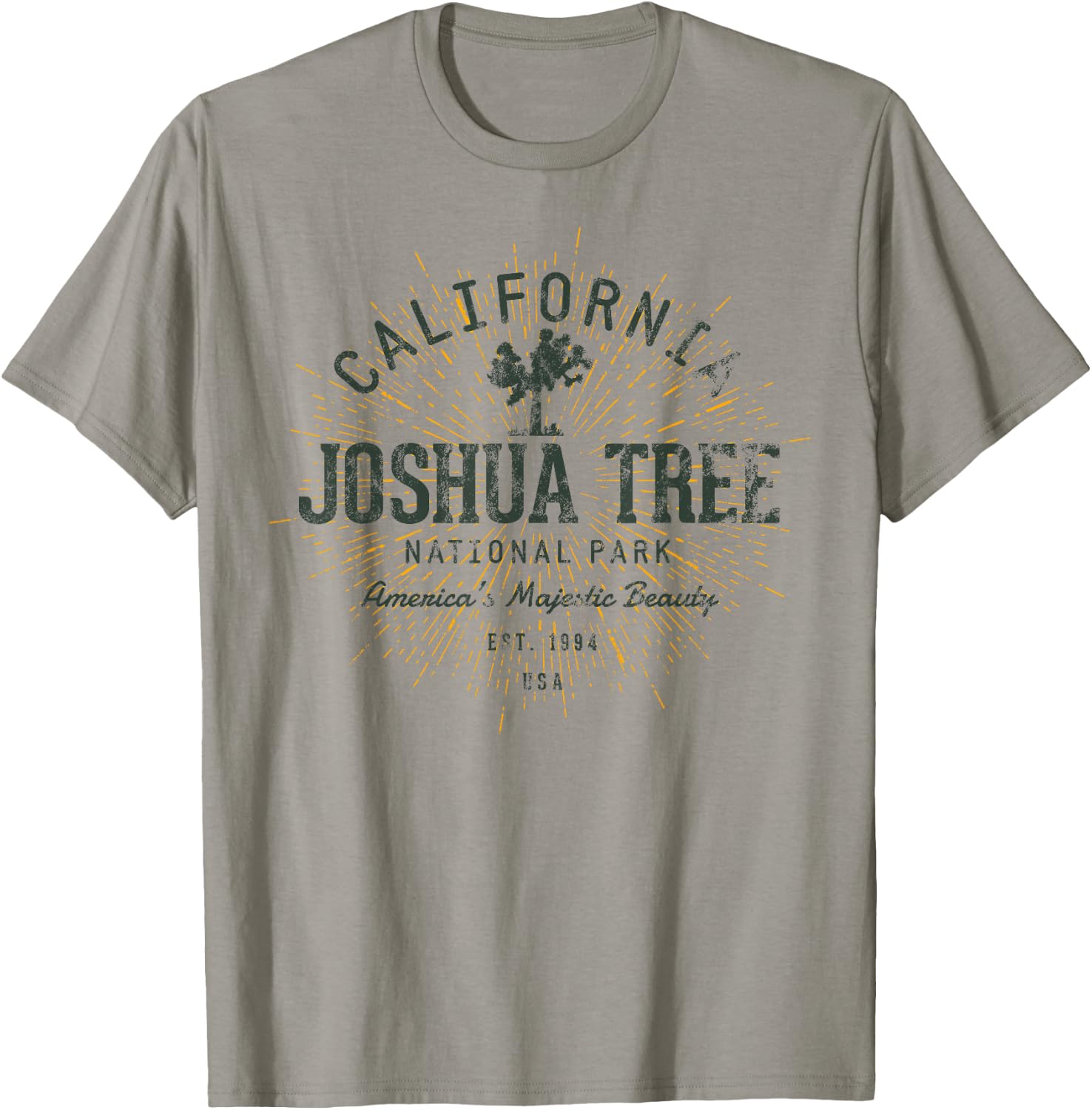 Vintage Joshua Tree National Park Retro T-Shirt - T-Shirt | Sand