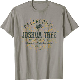 Vintage Joshua Tree National Park Retro T-Shirt - T-Shirt | Sand