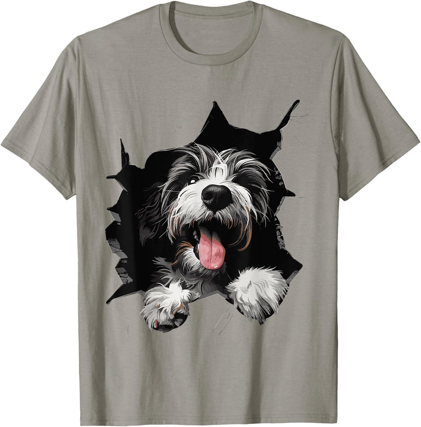 Bearded Collie T-Shirt - T-Shirt | Sand