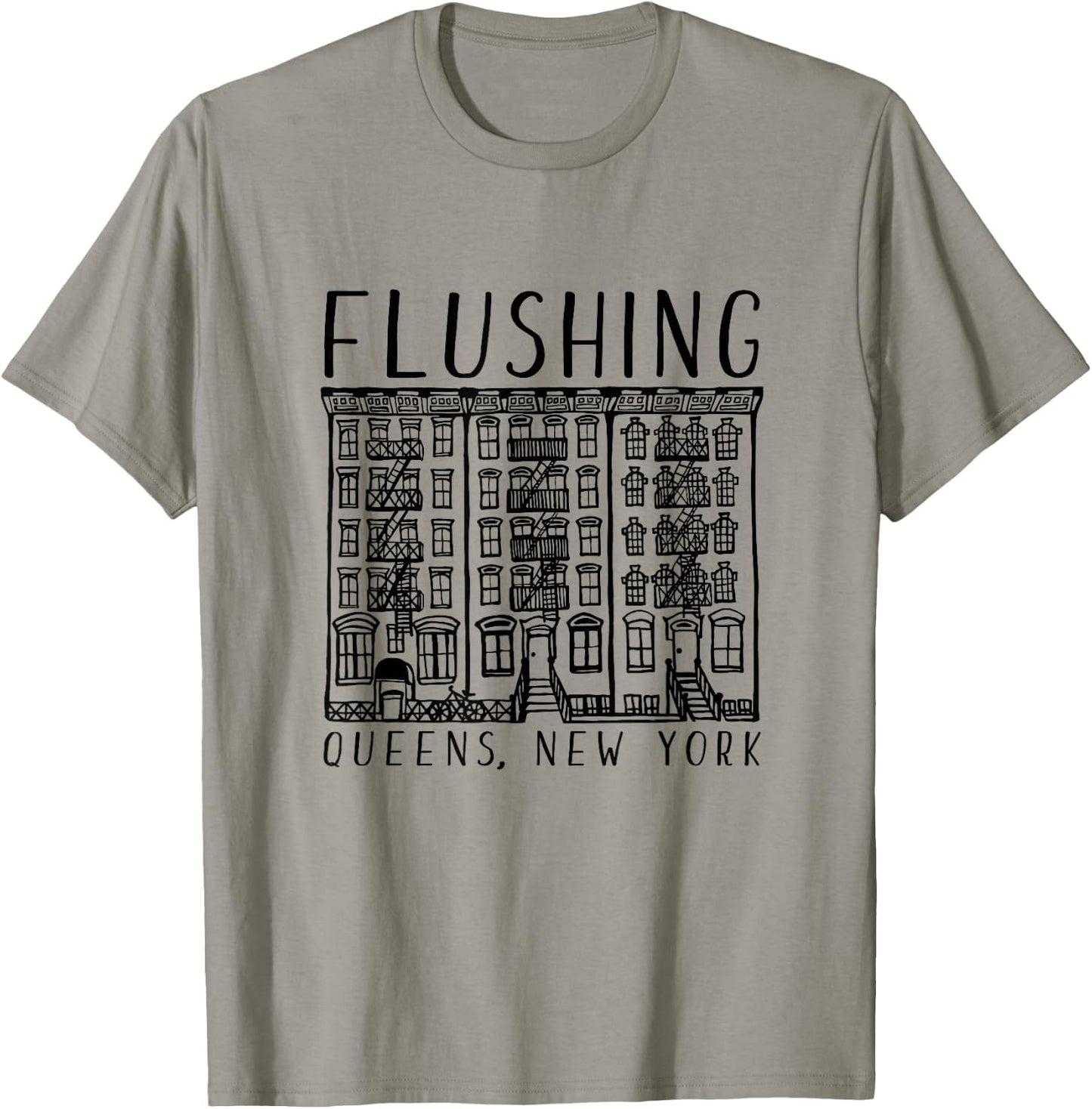 Flushing Queens New York T-Shirt - T-Shirt | Sand