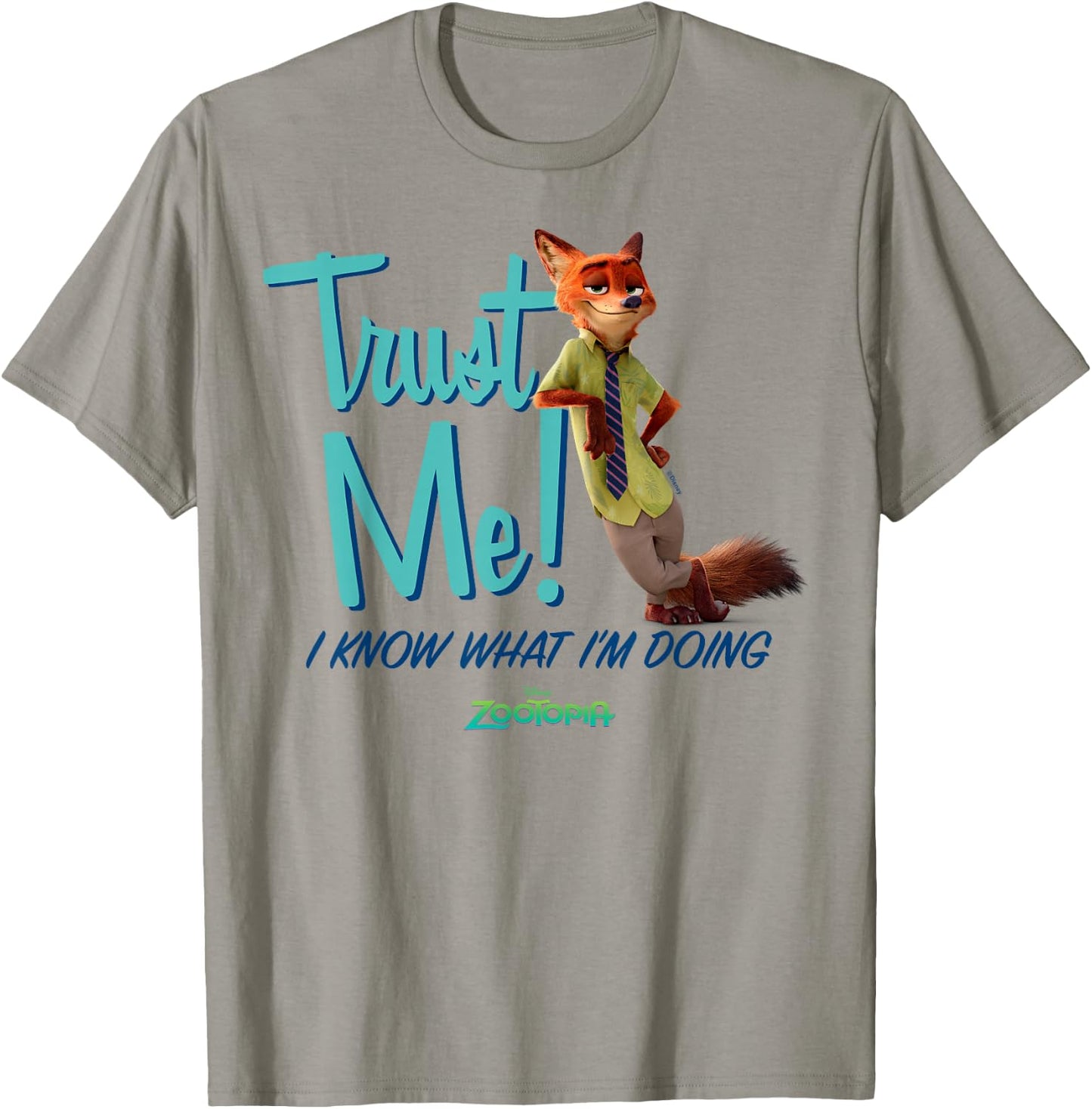 Zootopia - Nick Trust Me I Know What I'm Doing T-Shirt - T-Shirt | Sand