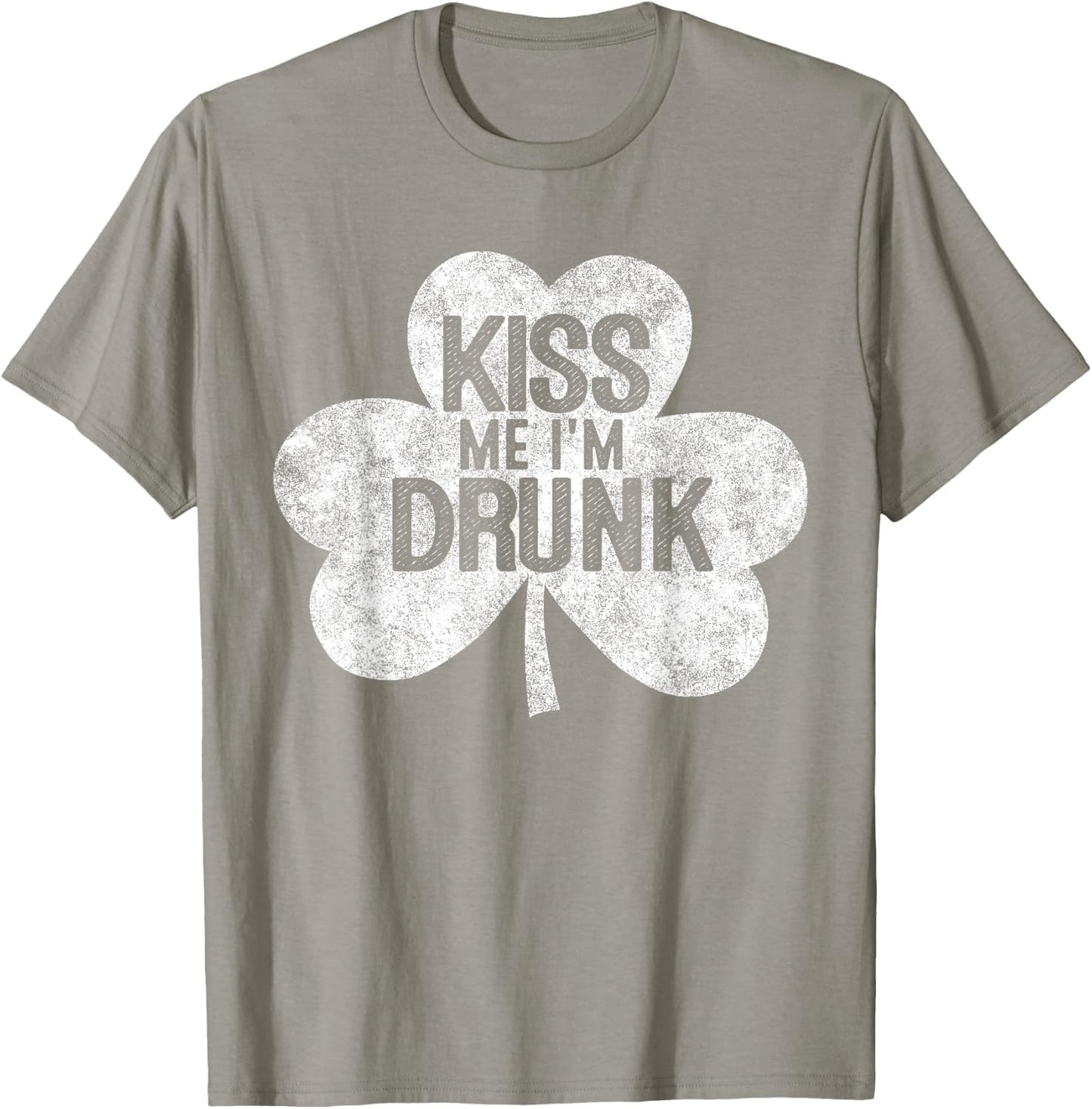 Kiss Me I'm A Drunk St Patrick's Day Gift T-Shirt - T-Shirt | Sand