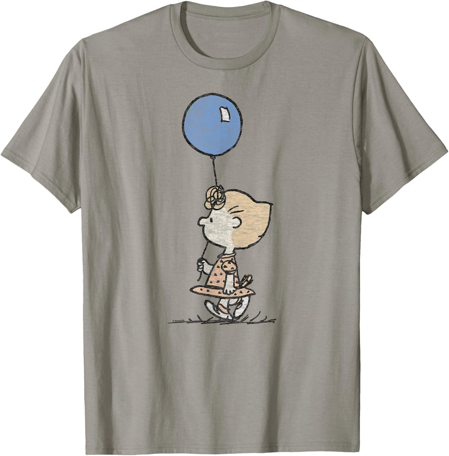 Peanuts - Sally Brown Holding Balloon T-Shirt - T-Shirt | Sand