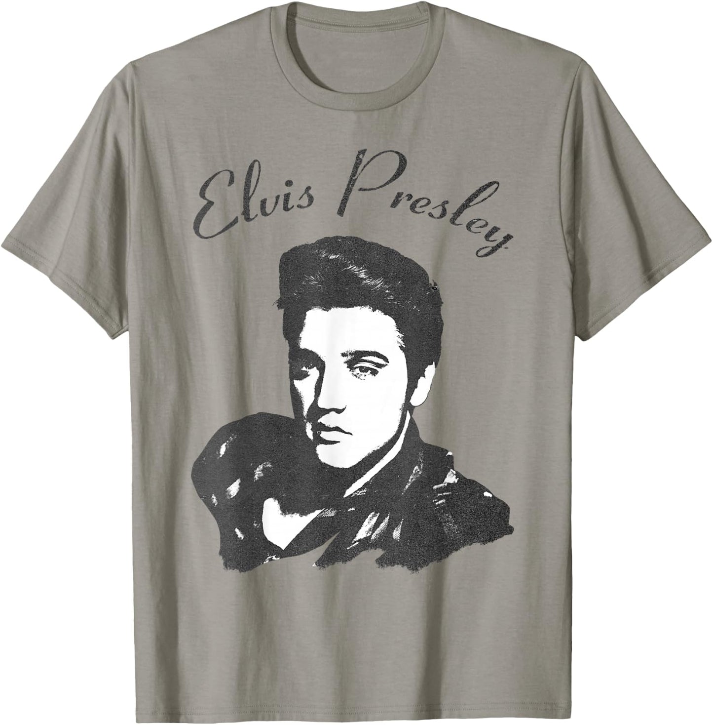 Elvis Presley Official Script T-Shirt - T-Shirt | Sand