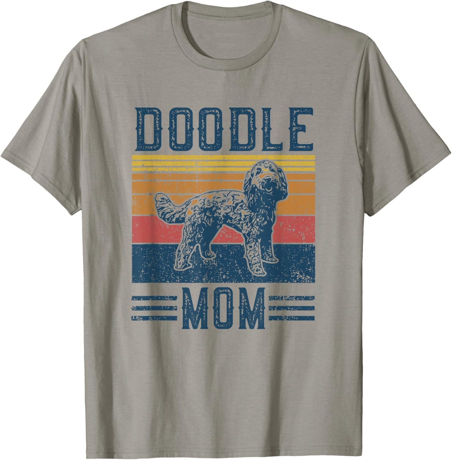 Vintage Doodle Mom Mother - Aussie Doodle & Goldendoodle T-Shirt - T-Shirt | Sand