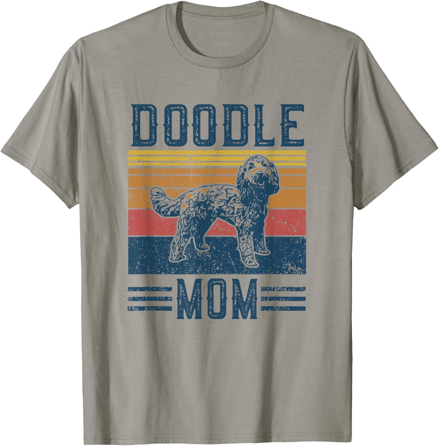 Vintage Doodle Mom Mother - Aussie Doodle & Goldendoodle T-Shirt - T-Shirt | Sand