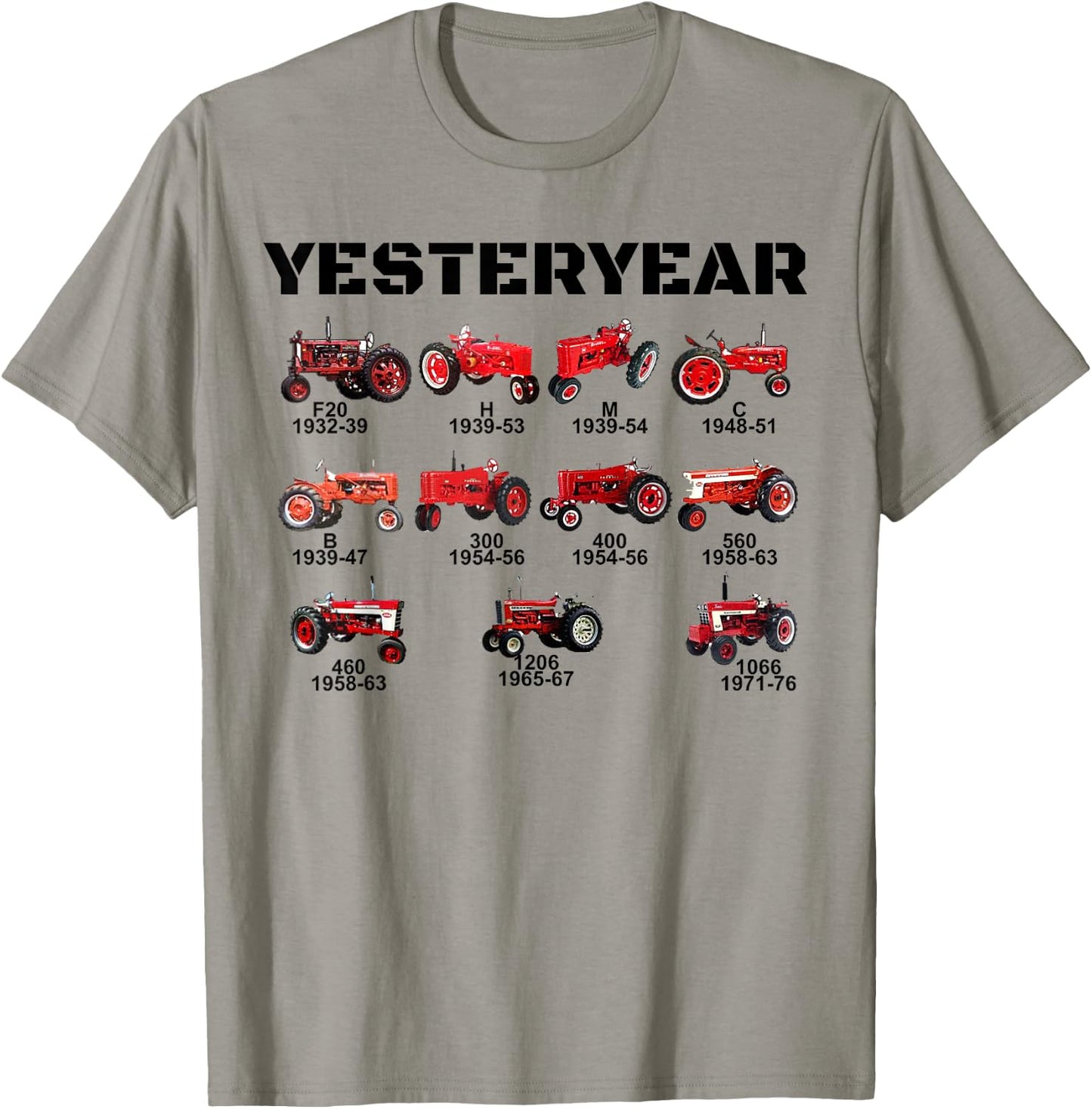 Vintage Red Tractor Yesteryear T-Shirt - T-Shirt | Sand