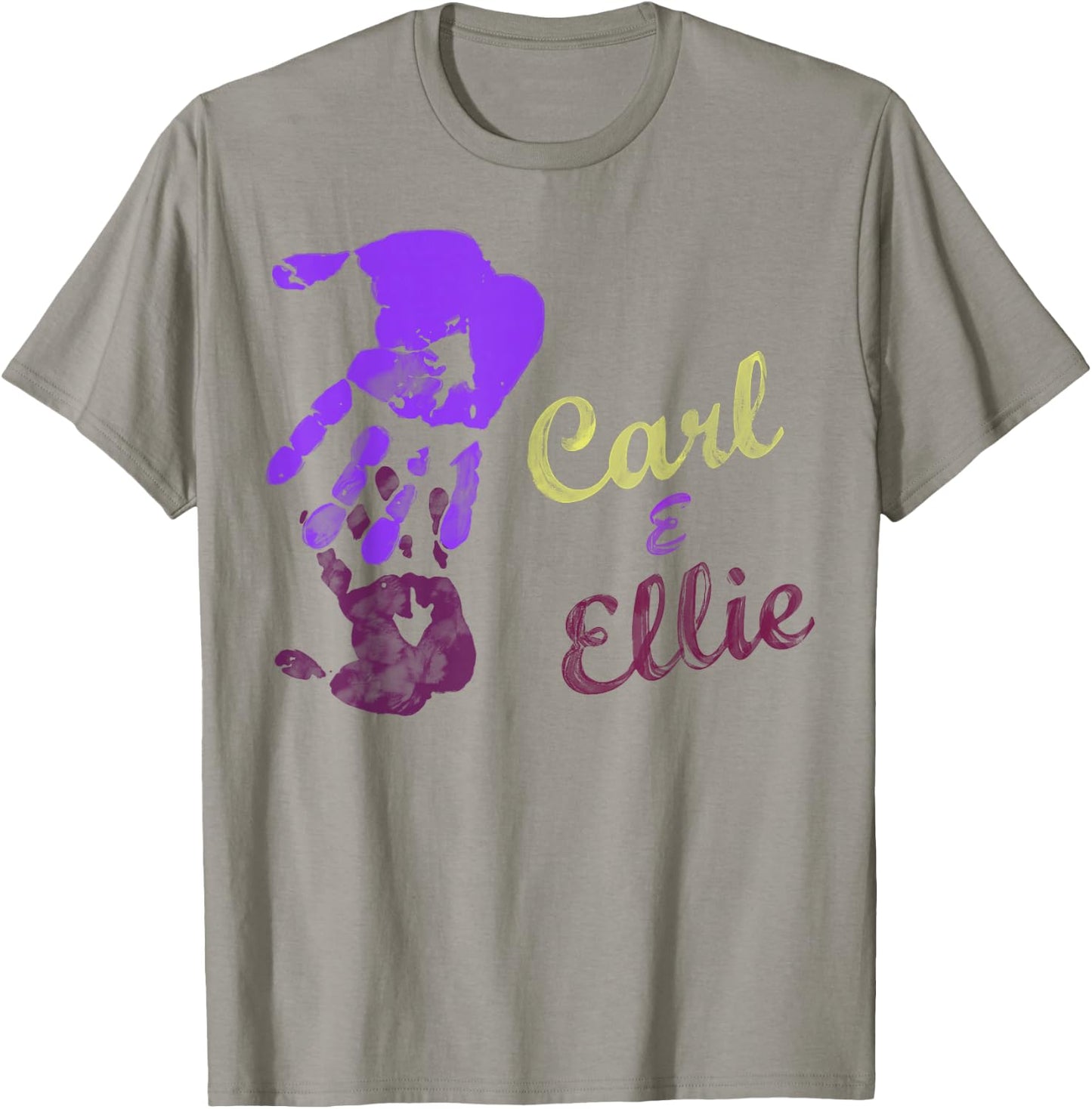 Disney Pixar Up Carl & Ellie Handprints T-Shirt - T-Shirt | Sand