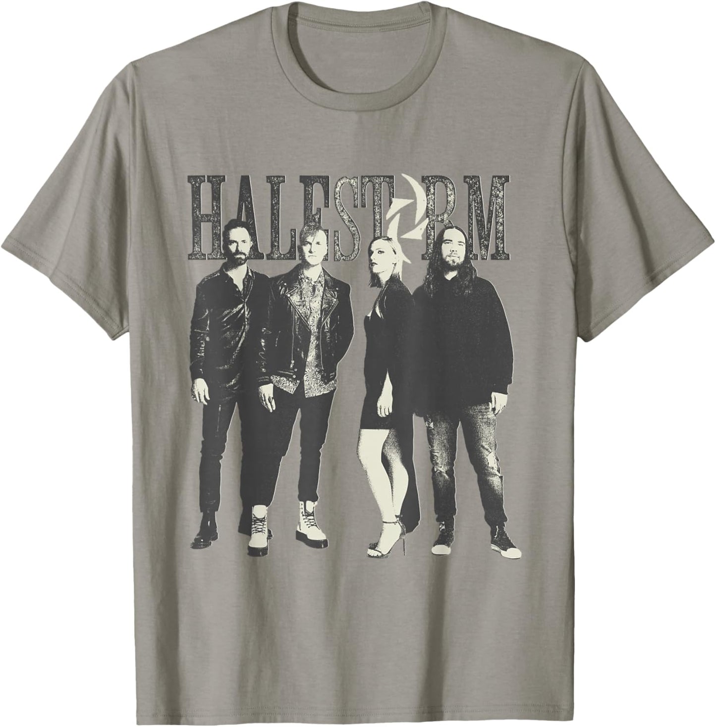 Halestorm - Distressed Band Photo T-Shirt - T-Shirt | Sand