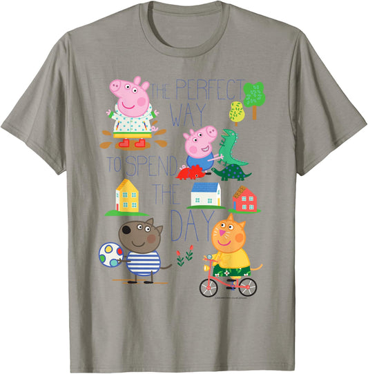 Peppa Pig Perfect Day T-Shirt - T-Shirt | Sand