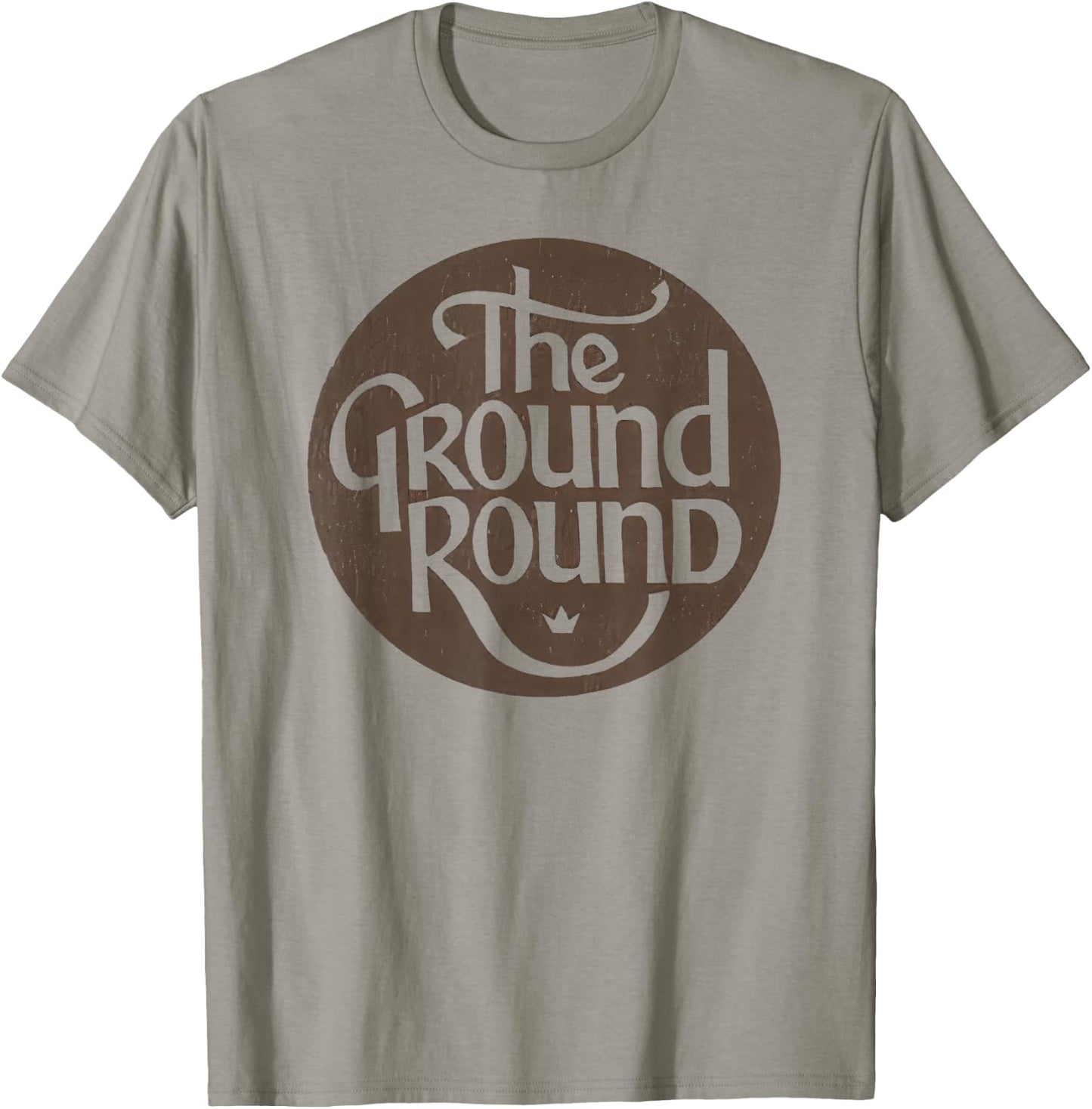 The Ground Round Restaurant Retro Vintage T-Shirt - T-Shirt | Sand