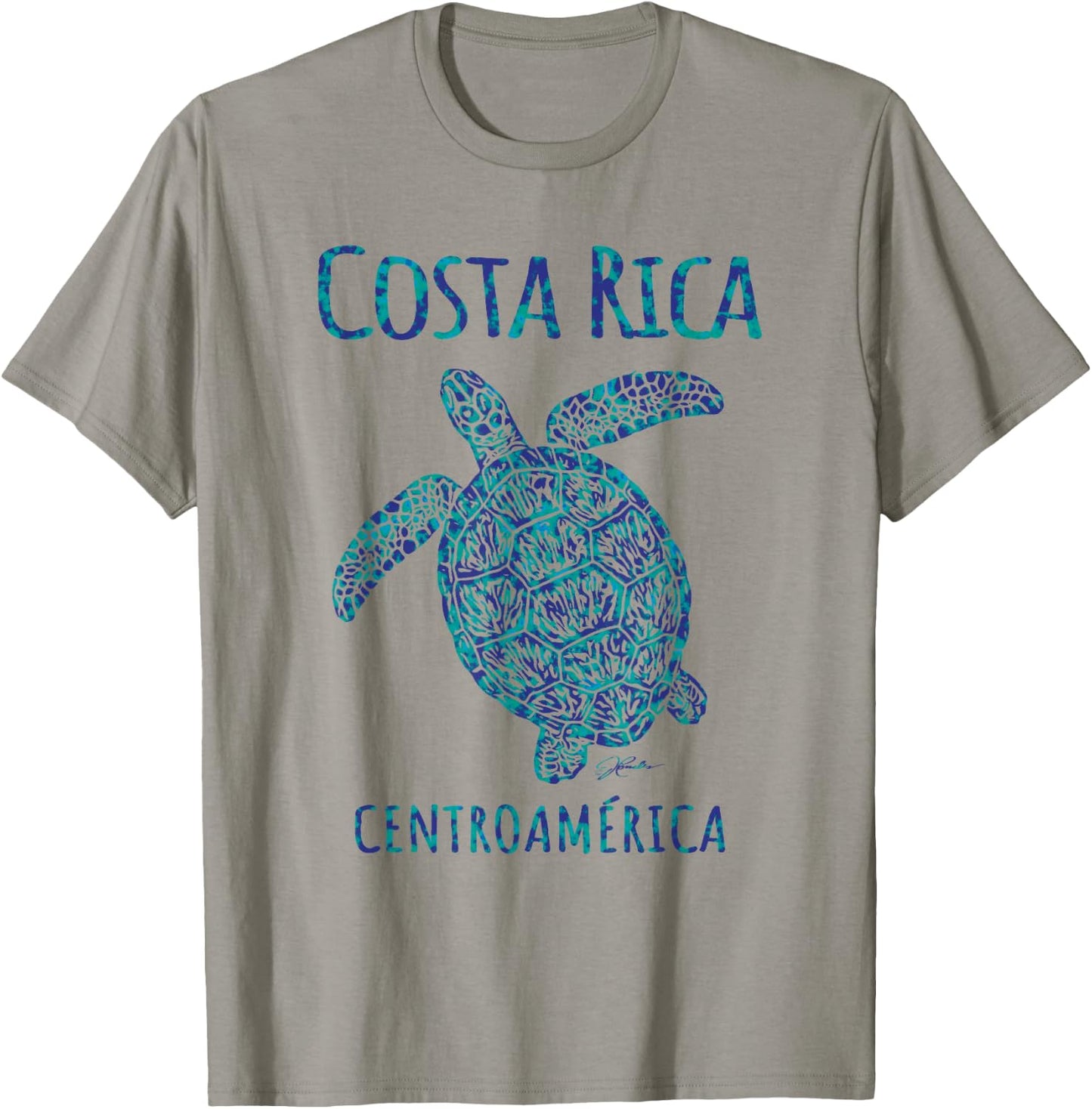 JCombs: Costa Rica, Sea Turtle, Beach T-Shirt - T-Shirt | Sand