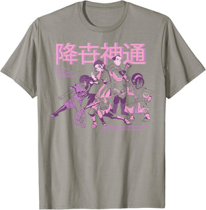 Avatar: The Last Airbender Pastel Kanji Group Shot T-Shirt - T-Shirt | Sand