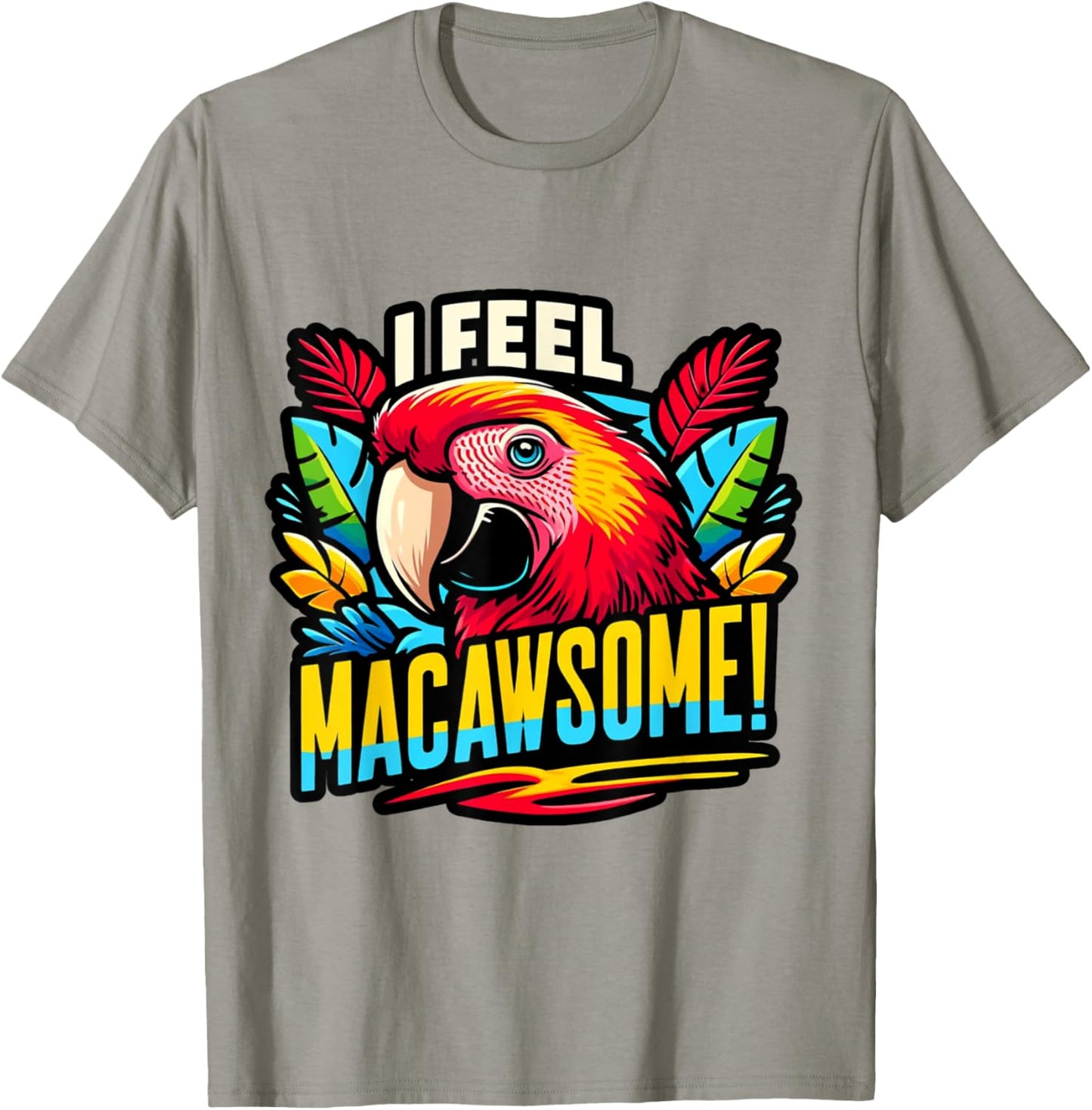 Macaw Shirt Scarlet Macaw Pet Bird Parrot Macaw T-Shirt - T-Shirt | Sand