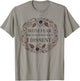 With Fear For Our Democracy I Dissent men women Floral Frame T-Shirt - T-Shirt | Sand
