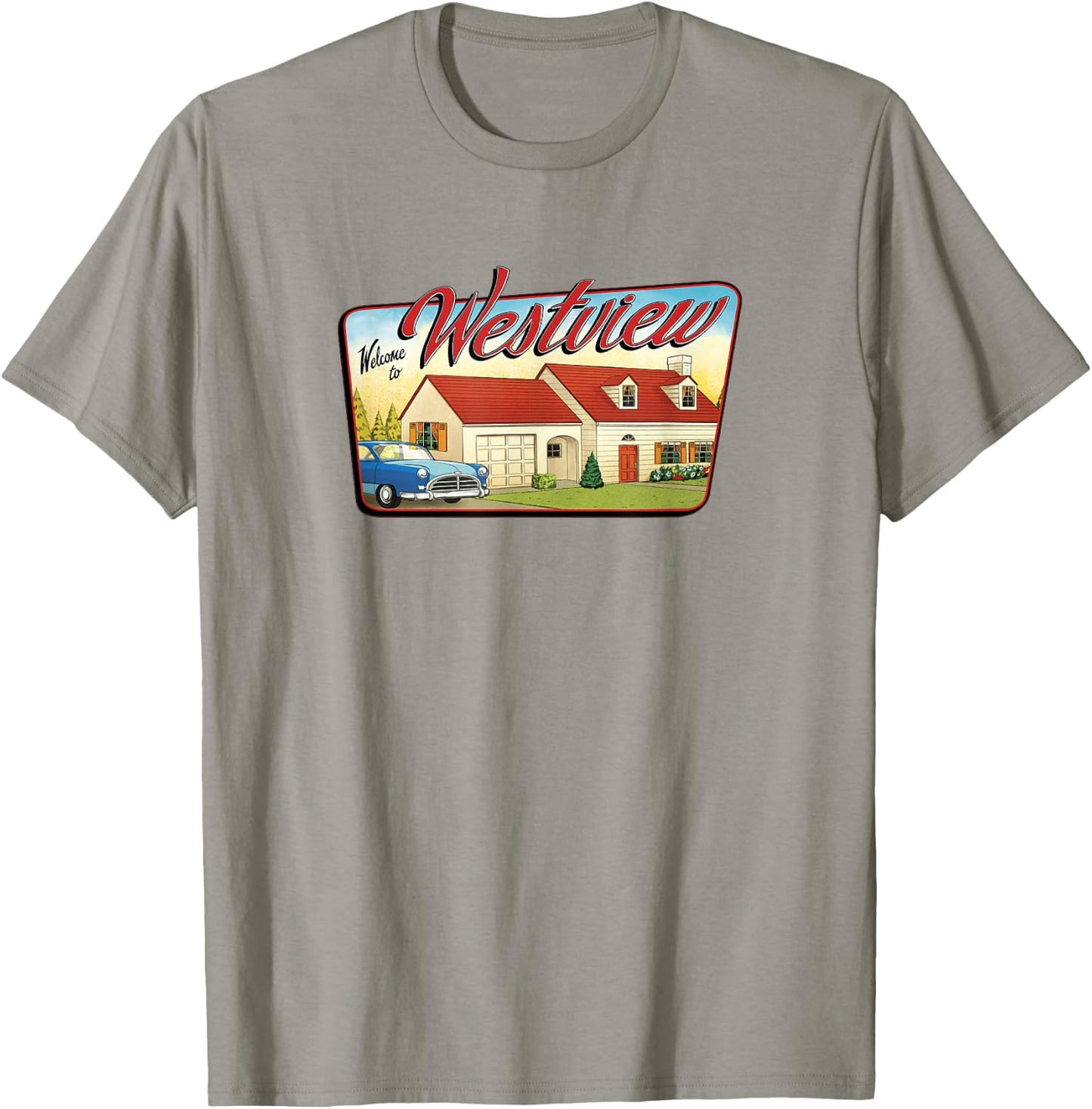 Marvel WandaVision Welcome To Westview T-Shirt - T-Shirt | Sand