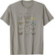 Fifth Sun Mariposa Butterfly Portrait Grid T-Shirt - T-Shirt | Sand