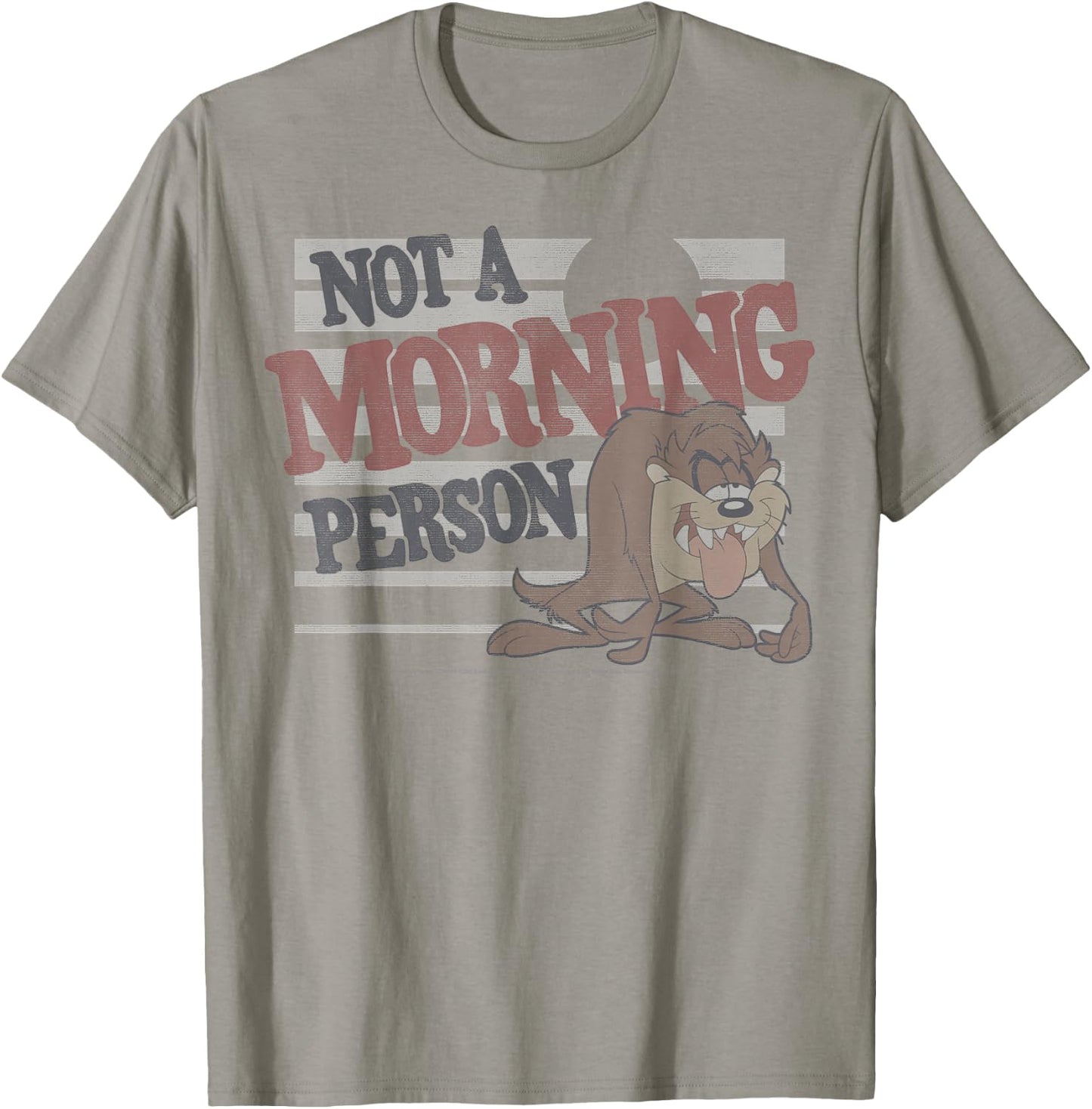 Looney Tunes Taz Not A Morning Person T-Shirt - T-Shirt | Sand