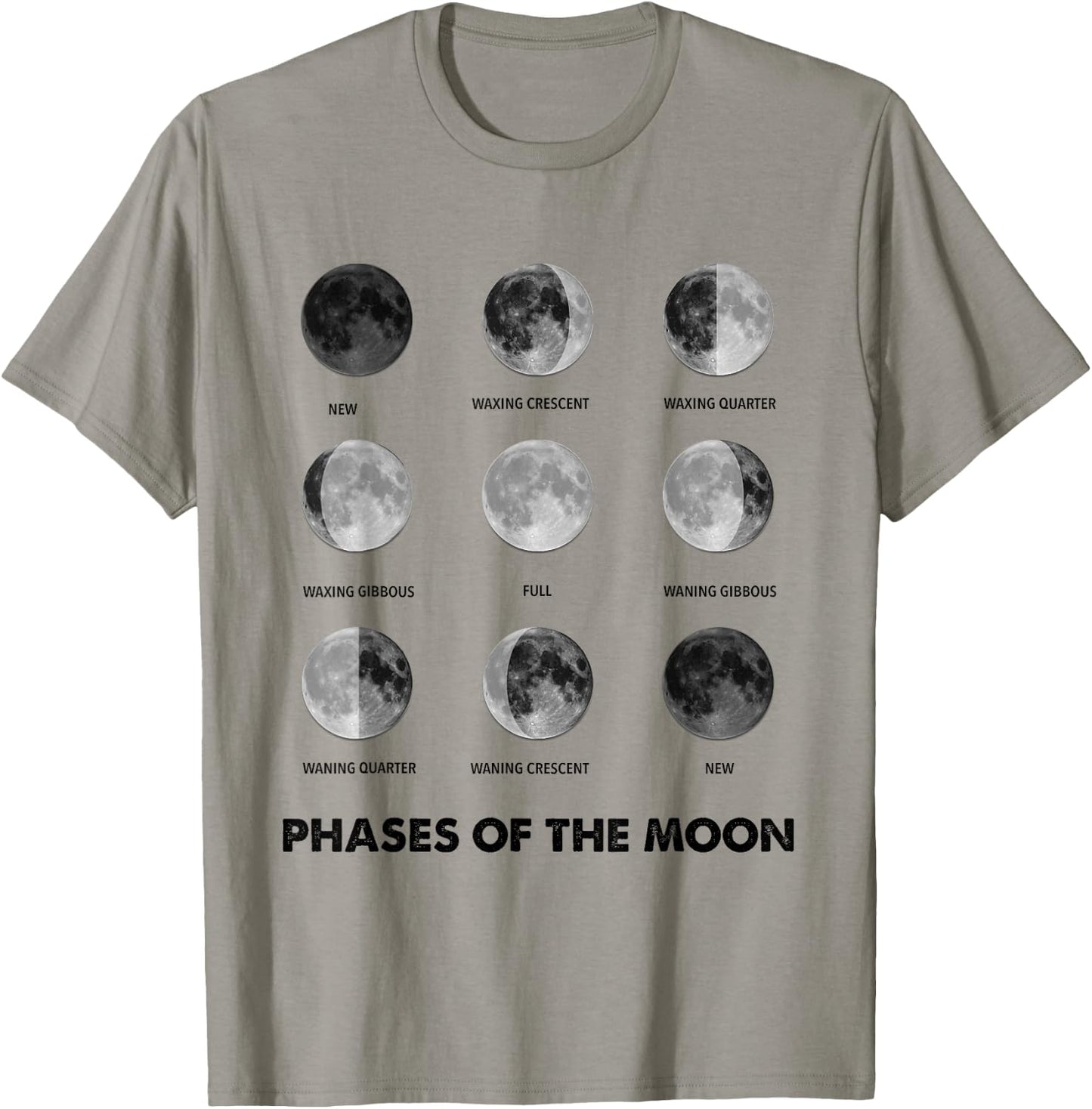 Moon Phase Moon Cycles Lunar Eclipse Lunar Cycle T-Shirt - T-Shirt | Sand