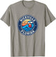 Niceville Florida FL Vintage Nautical Waves Design T-Shirt - T-Shirt | Sand