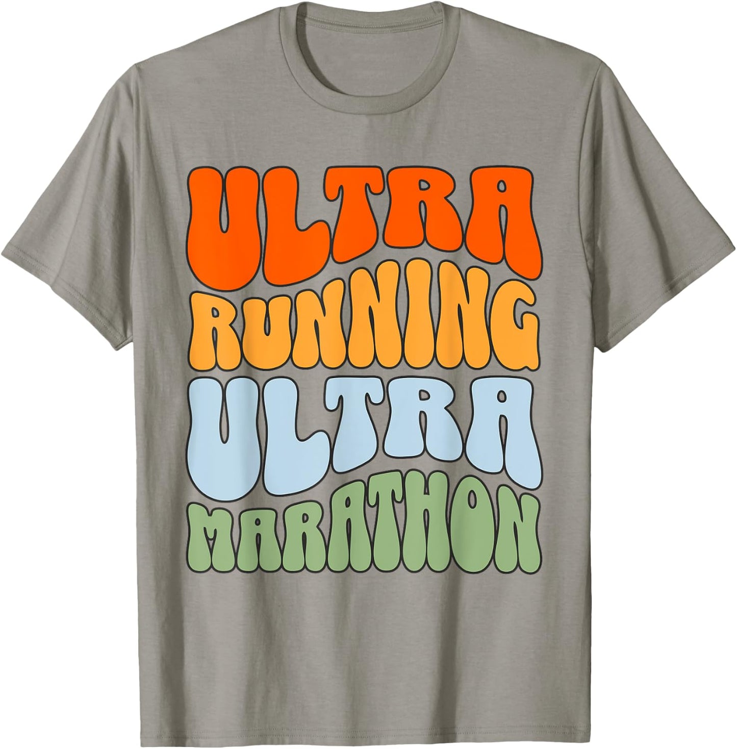 Ultramarathon Ultra Running Retro Ultra Marathon Runner T-Shirt - T-Shirt | Sand