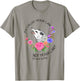 It's called trash can not trash can't - Possum with flowers T-Shirt - T-Shirt | Sand