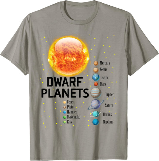 Solar System Planets Outer Space Astronaut Boys Girls Kids T-Shirt - T-Shirt | Sand