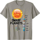 Solar System Planets Outer Space Astronaut Boys Girls Kids T-Shirt - T-Shirt | Sand