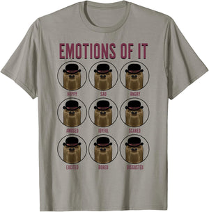 The Addams Family Emotions Of Cousin It T-Shirt - T-Shirt | Sand