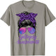 I Wear Purple For Epilepsy Awareness T-Shirt - T-Shirt | Sand