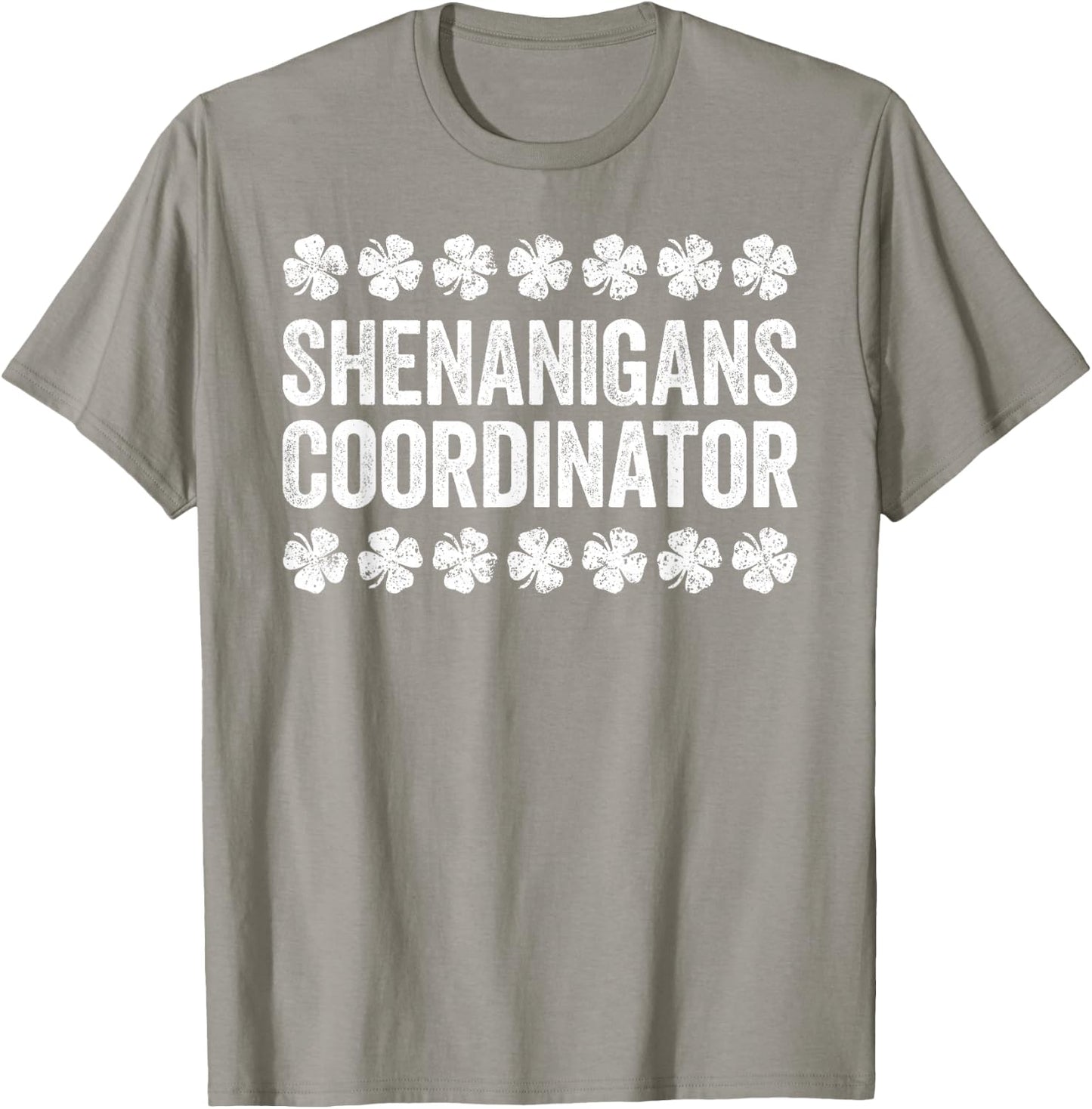 Shenanigans Coordinator Shirt Men Women Kids St Patricks Day T-Shirt - T-Shirt | Sand