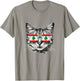 Lebanese Flag Cat Owner Souvenirs Products Kitten Lebanon T-Shirt - T-Shirt | Sand