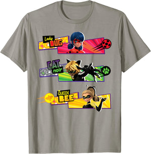 Miraculous Collection Ladybug Cat Noir Queen Bee T-Shirt - T-Shirt | Sand