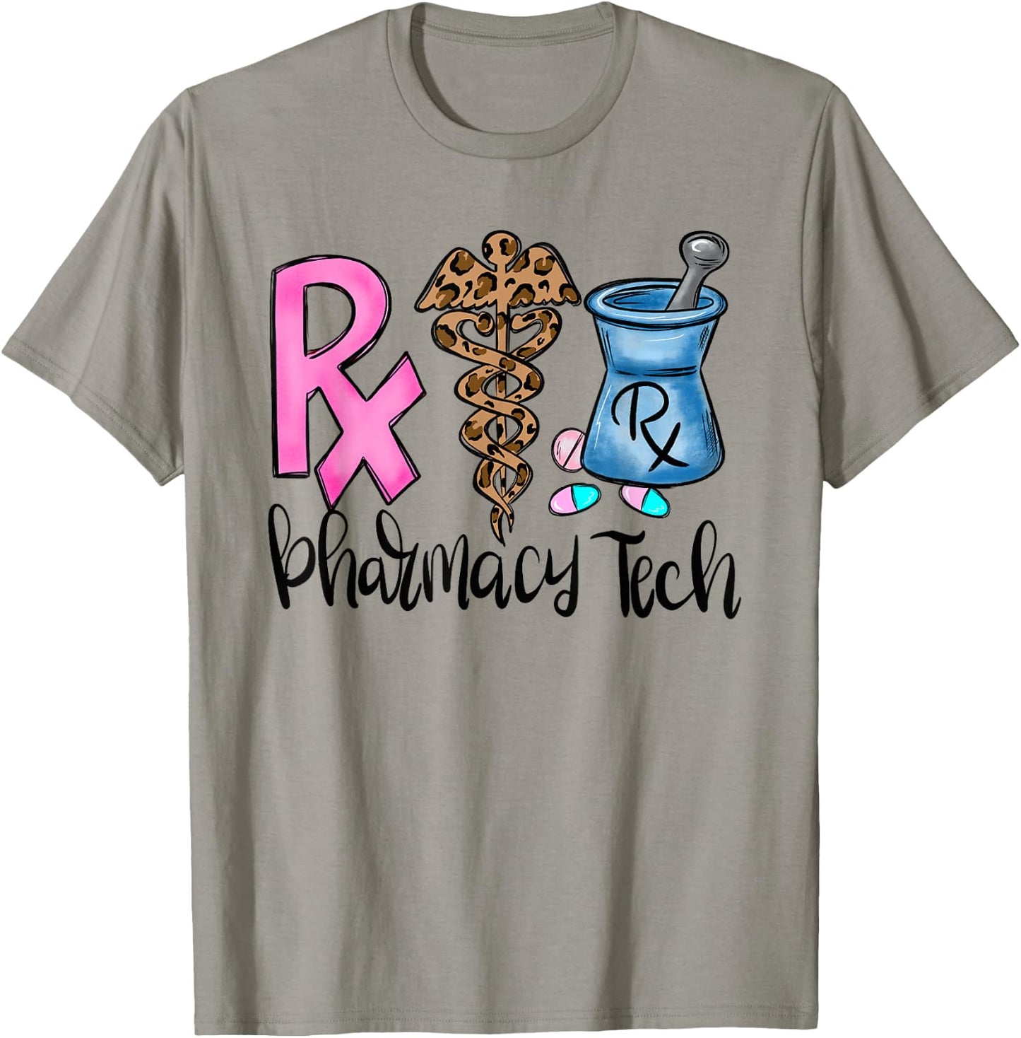 Pharmacy Tech CPhT Funny Pharmacist Assistant PTCE Squad T-Shirt - T-Shirt | Sand