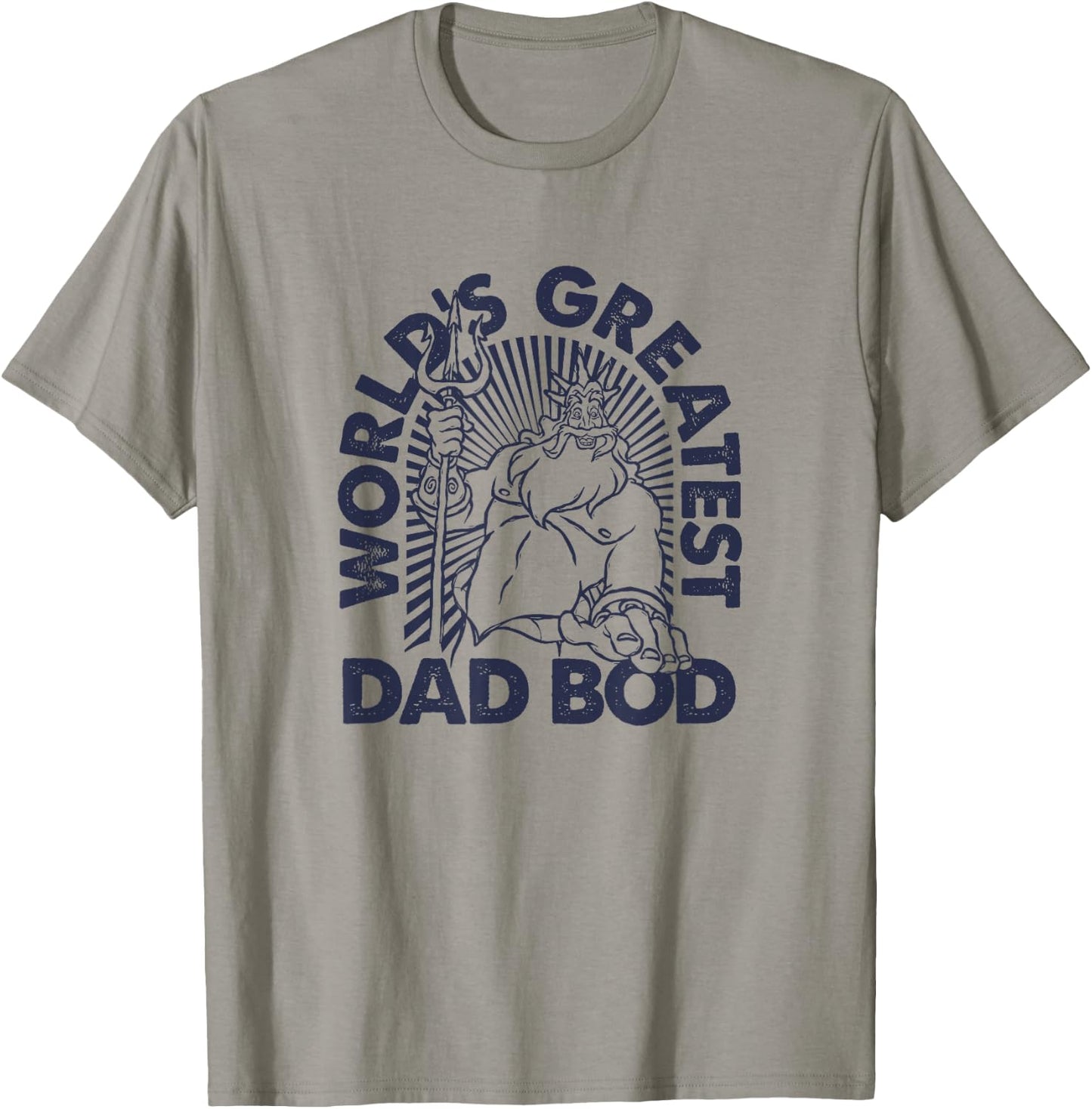 Disney The Little Mermaid King Triton World's Greatest Dad T-Shirt - T-Shirt | Sand