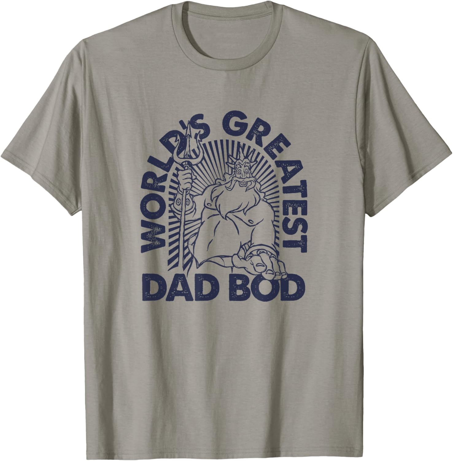 Disney The Little Mermaid King Triton World's Greatest Dad T-Shirt - T-Shirt | Sand
