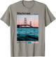Mackinaw City Travel Art - USA Souvenir Michigan - American T-Shirt - T-Shirt | Sand
