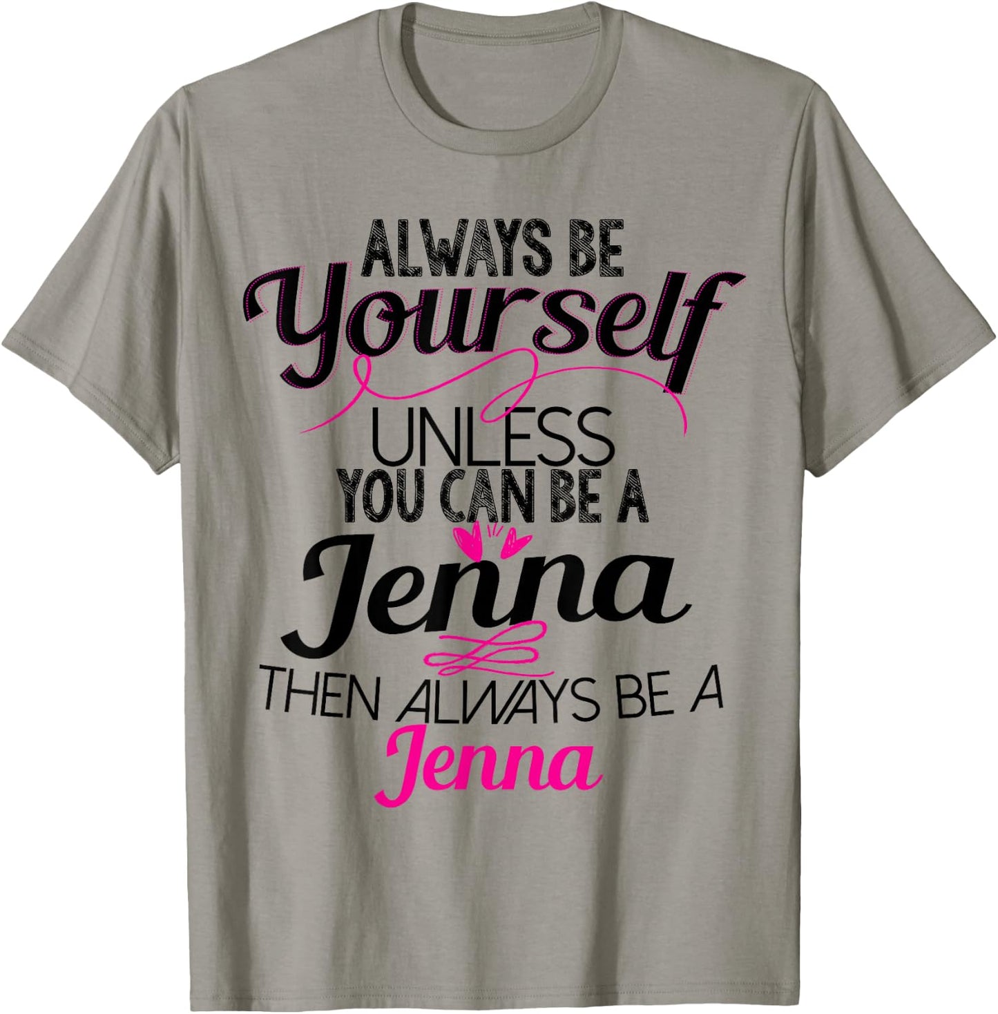 Jenna Name T-Shirt - T-Shirt | Sand
