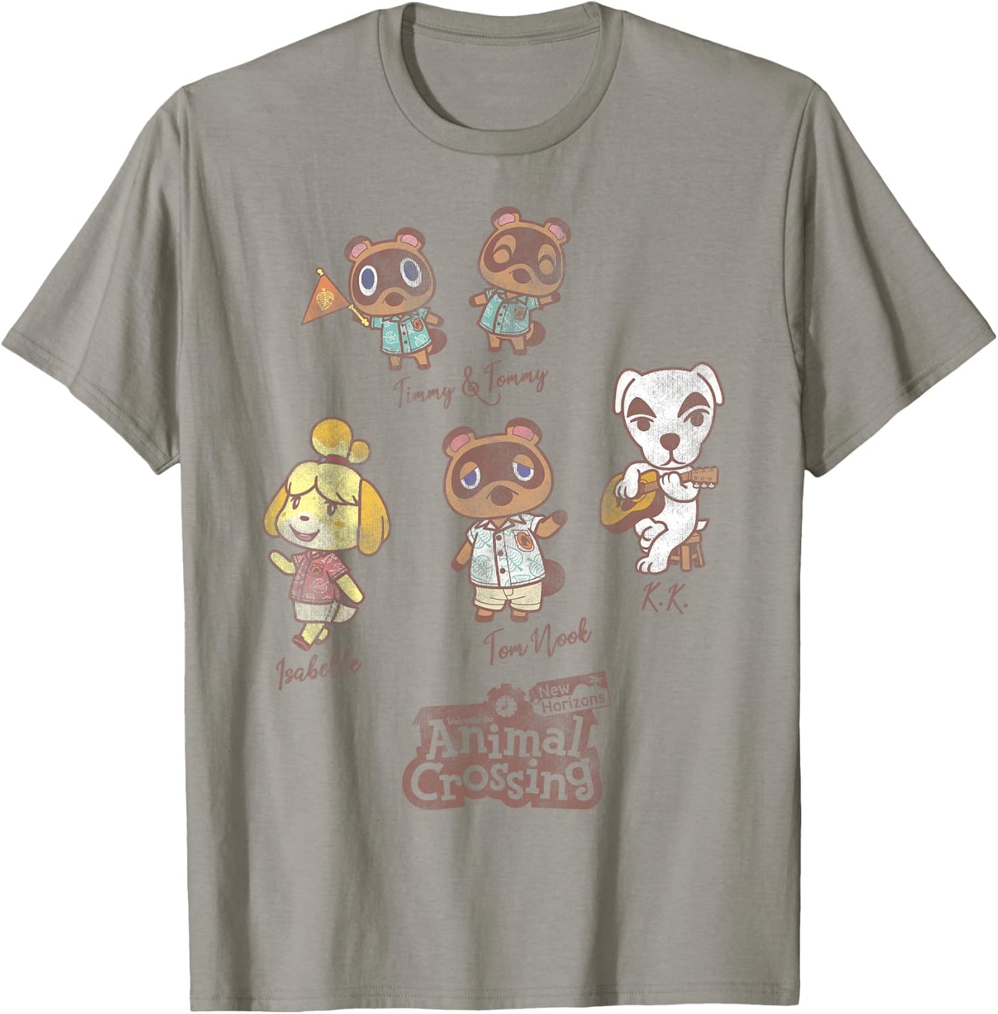 Animal Crossing: New Horizons Nintendo Game Group Names T-Shirt - T-Shirt | Sand