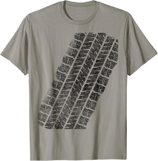 Tire Track funny halloween T-Shirt - T-Shirt | Sand