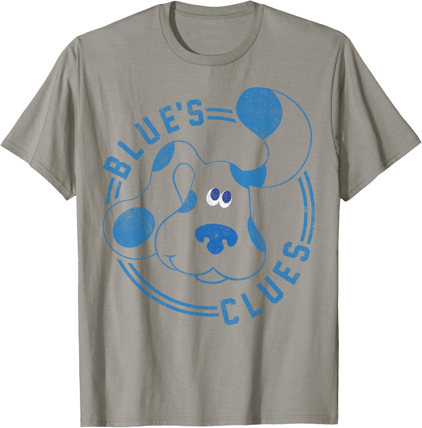 Blue's Clues Blue Big Face Portrait T-Shirt - T-Shirt | Sand