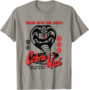 Cobra Kai Retro Ad Train with the Best TV Show T-Shirt - T-Shirt | Sand