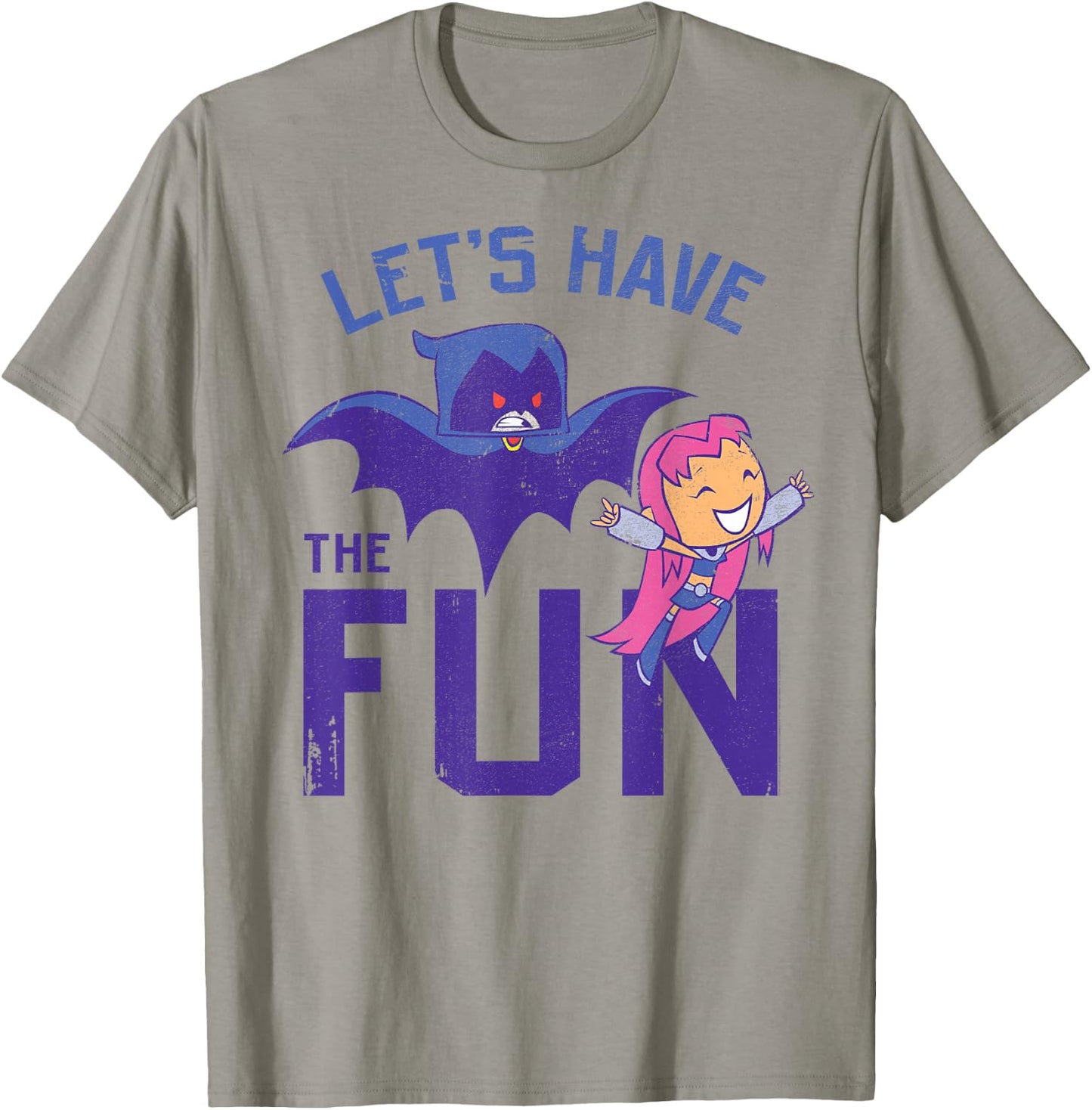 DC Comics Teen Titans Go! Starfire Raven Let's Have The Fun T-Shirt - T-Shirt | Sand