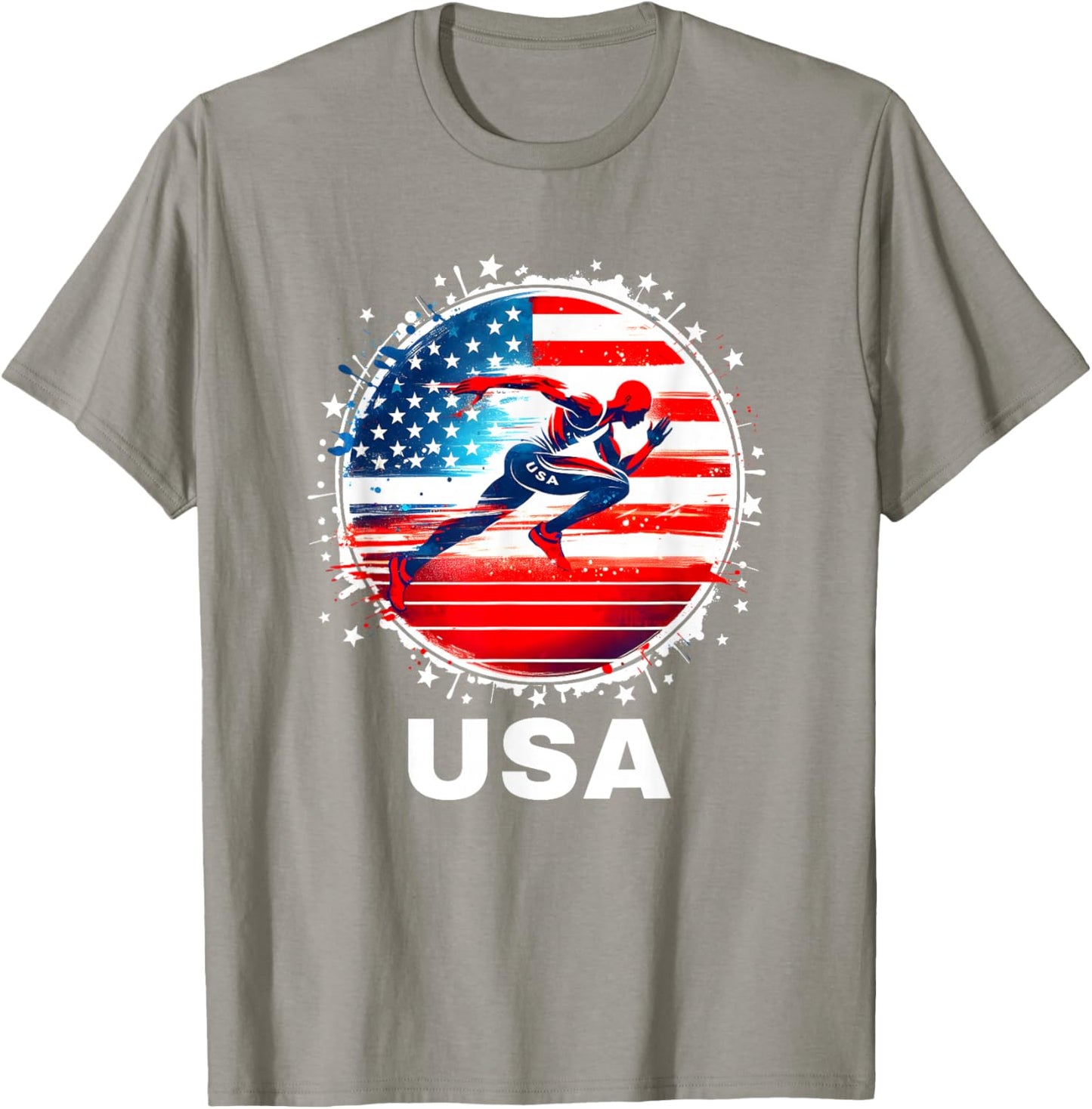 USA Team Track and Field Shirt Women Kids Track T-Shirt - T-Shirt | Sand