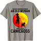 Never underestimate an old woman who loves Canicross Dog T-Shirt - T-Shirt | Sand