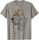 Scottish Terrier Dog Wearing Crown T-Shirt - T-Shirt | Sand